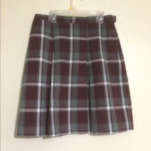 Royal Park Plaid Skirt